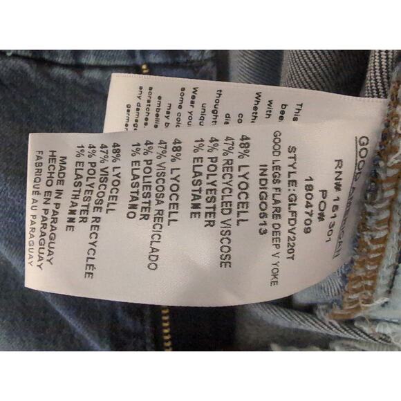 Good American Good Legs Flare jeans 12 - Picture 4 of 9